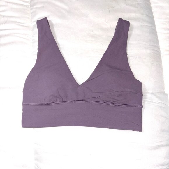 lululemon athletica Other - EXCELLENT Lululemon Align V-Neck Sports Yoga Bra Nulu Purple Ash Size 8
